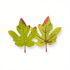 Foglie d'acero artificiali ILAN 11cm 4 pezzi per decorazioni artigianali - Product Image 2