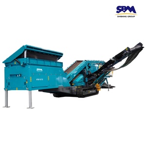 Ensemble complet de concasseur mobile monté sur camion, concasseur à percussion mobile pour roche dure, prix pour <span class=keywords><strong>le</strong></span> dolomite - Product Image 1