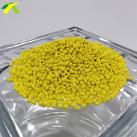 E3515A Masterbatch de couleur jaune EVA pour la production de composés et granulés EVA de qualité moulage pour chaussures en EVA