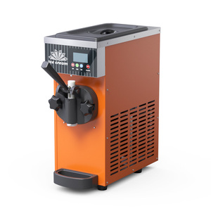 ZB-BQL28 Machine <span class=keywords><strong>à</strong></span> glace molle professionnelle compacte <span class=keywords><strong>à</strong></span> tête unique en acier inoxydable multicolore CE - Product Image 1
