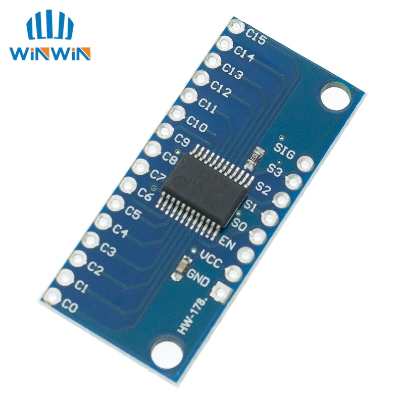 AITEWIN ROBOT CD74HC4067 <strong>16</strong>-<strong>Channel</strong> <strong>Analog</strong> Digital Multiplexer Breakout Board <strong>Module</strong> Custom Mounting