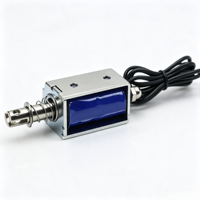 Électroaimant solénoïde DC à faible puissance, type push-pull, 12V 24V, actionneur à économie d'énergie
