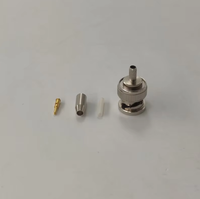 Échantillon Gratuit Fournisseur Chinois Connecteur Coaxial RF Étanche 50 Ohms BNC Mâle à Sertir pour Câble RG316 pour Antenne et CCTV