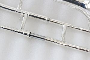 Trombón Soprano Plateado, Cuerpo de Latón, Tono Bb, con Funda de Tela y Caja de Espuma <span class=keywords><strong>en</strong></span> <span class=keywords><strong>Venta</strong></span> - Product Image 5