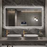 Miroir intelligent LED certifié ETL CE pour hôtel, écran IP65, miroir intelligent pour salle de bain avec éclairage LED