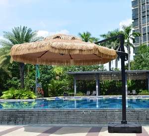 Personalizado de lujo de 8 pies a prueba de viento <span class=keywords><strong>piscina</strong></span> Palma, Palapa paja sombrilla Patio playa sombrillas al aire libre/ - Product Image 3