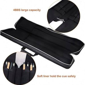 Funda de billar suave con doble correa para tacos de billar y snooker, fabricada por OEM con certificación BSCI - Product Image 5