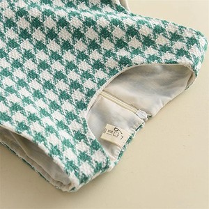 Conjunto de Ropa de Lujo para Niñas de 90-130 cm, Vestido de Cuadros Verde con Encaje y Manga Larga, Conjunto de 3 Piezas, Ropa para Niñas, Ropa Infantil - Product Image 5