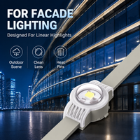 Vente en gros de lumières LED à pixels pour extérieur, Gemstone Light, DC12V DC5V 30mm RGB, lumières de Noël permanentes pour la décoration de la maison