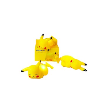 Veilleuse Pokémon Jaune Kawaii, Figurine d'Anime Pikachu, Ornement Mignon, Lampe de Lecture <span class=keywords><strong>Lumineuse</strong></span> pour Dormir - Product Image 6
