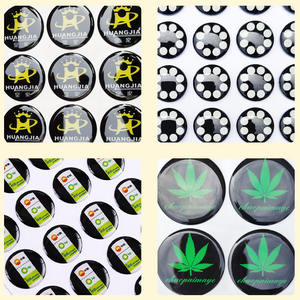 Adesivi 3D impermeabili BONI con logo per auto o pacchi, etichette personalizzate in resina epossidica a cupola, adesivi a cupola su fogli - Product Image 3