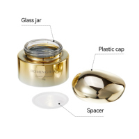 Logo personnalisé Bouteilles en verre recyclables écologiques pour les soins de la peau et les gouttes pour les yeux Huiles essentielles Bouchon à vis scellé