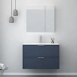 Foshan çin özelleştirilmiş tek vanity banyo lavabo Modern banyo dolapları