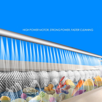 Automatische Commerciële Borstel Yam Zoete Aardappel Schilmachine Wasmachine Gember Wortel Wasmachine Dunschiller