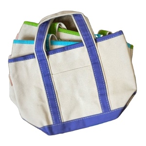 Sac fourre-tout mini personnalisé de haute qualité avec lettres, petit sac en toile robuste en coton avec poignée d'épaule pour courses et épicerie - Product Image 1