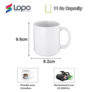 Neue Sublimations-Keramik-Kaffee- und Teetassen zum Sublimieren, 11 Unzen, Stapelbare Tassen-Set - Product Image 2