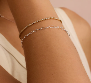 Браслет-цепочка из позолоченного золота 18 карат, массивный, с застежкой OT, для самостоятельного изготовления подвесок, не тускнеет, водонепроницаемый, изысканные украшения для женщин - Product Image 3