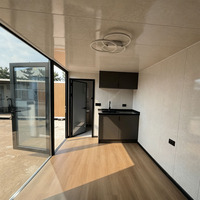 Cabane modulaire de luxe préfabriquée en forme de pomme pour hôtel, complexe hôtelier, séjour en famille