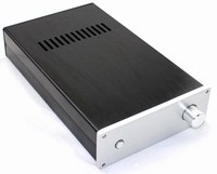 Boîtier d'amplificateur entièrement en aluminium CJ0002-WA2, châssis pour amplificateur de puissance audio stéréo Hi-Fi DIY LM3886