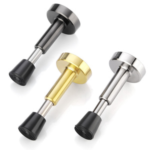 Hydraulic <b>Buffer</b> Door Stopper Stainless Steel <b>Floor</b> Mount Minimalist Design For Door Entrance Durable Anti Collision Device - Product Image 1