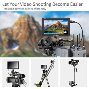 FEELWORLD FW703 7-inch 3G-<strong>SDI</strong> 4K HDMI on Camera <strong>Monitor</strong> 7" IPS with <strong>SDI</strong> 4K HDMI Touch Screen Dslr Field <strong>Monitor</strong> - Product Image 3