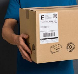 Servicio de mensajería Express de porte superior de 4X6 pulgadas de transferencia térmica adhesivo etiqueta de envío - Product Image 6