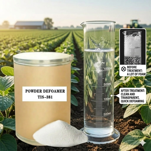 Agricultural Powder Silicone Defoamer Defoaming Agent Powder Silicone Highly Compatible with WP WG Formulation