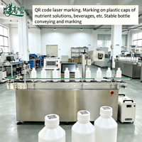 Machines de marquage laser en ligne pour verre et métal avec système de traçabilité par code QR, impression de date/lot QR et Data Matrix