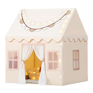 Carpa de Juego Plegable para Niños de 53 Pulgadas, Carpa de Juego de Plástico para Niños de Cuatro Estaciones con Luces - Product Image 1