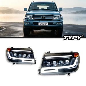 Conversion des phares de Toyota Land Cruiser LC100 (1998-2007) en feux de jour et clignotants séquentiels. - Product Image 1