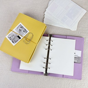Samue A6 Carnet de notes rechargeable-Planificateur hebdomadaire à grille française, journal de voyage portable pour l'organisation quotidienne 250138-A - Product Image 4