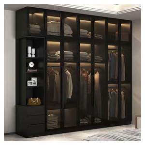 Custom <b>Wardrobe</b> Modern Design Furniture Walk in Closet <b>Wardrobes</b> Luxury for Bedroom with LED Light - Product Image 1