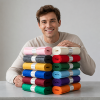Rouleau de feutre non tissé 100 % polyester aiguilleté, coloré et assorti, doux, brossé, suédé, résistant à l'abrasion et à l'huile, personnalisable