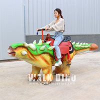 Dinosaur Park Family Facility Réaliste Animatronic Dinosaur Ride Walking