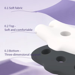 Oreiller de lit anti-ronflement en mousse à mémoire de forme ergonomique thérapeutique médicale en forme de papillon - Product Image 6