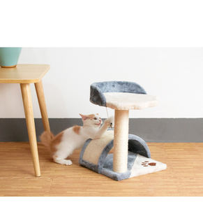 Fabricante al por mayor de felpa corta suave resistencia a mordeduras gato Sisal pequeño Scratcther - Product Image 2