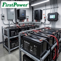 FirstPower LFP6200A 6V200Ah Anti-Aging Lead-Acid Low Self-Discharge Untuk Sumber Daya Cadangan Industri di Lokasi Pembangkit Listrik Tenaga Angin