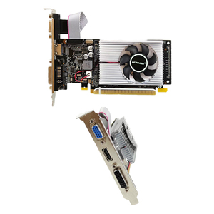Nueva Tarjeta Gráfica para Computadora GeForce GT210 610 710 730 1030 OEM ODM de 1024 MB GDDR3 de 64 Bits de Bajo Perfil con Ventilador - Product Image 1