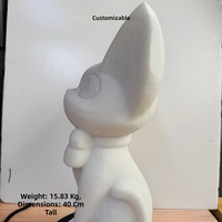 Artisanat en cristal, cristal naturel, pierre de marbre blanche originale, sculpture de chat papillon polie, ornements pour la décoration de la maison