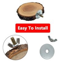 Perchoir rond classique en bois naturel écologique pour perroquets et oiseaux, utilisation en extérieur, plateforme de cage, jouet