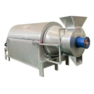 Máquina Secadora Rotatoria de Tambor Eléctrica de Alta Calidad, Secador Rotatorio de Azúcar de Acero Inoxidable de Grado Alimenticio, Máquina Secadora Rotatoria de Paja - Product Image 1