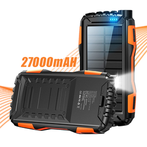 Banco de Energía Portátil Impermeable <span class=keywords><strong>para</strong></span> Exteriores con Carga Inalámbrica y Soporte <span class=keywords><strong>para</strong></span> Cargador Solar de 20000mAh <span class=keywords><strong>para</strong></span> Teléfonos Celulares, Gran Oferta 2025 - Product Image 1
