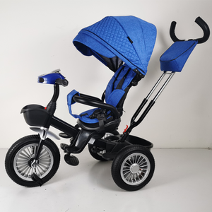 Kids Tricycle <strong>with</strong> Adjustable Canopy and <strong>Parental</strong> <strong>Handle</strong> Foldable Toddler <strong>Trike</strong> <strong>with</strong> PU Wheels for Indoor and Outdoor Activities - Product Image 6