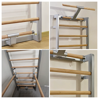 Estructura de Escalada de Madera Maciza para Montar en la Pared, Ahorra Espacio, Escalera Sueca, Ideal para Ejercicio Familiar y Terapia Física