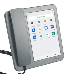 โทรศัพท์ไร้สายระบบดิจิตอลแบบตั้งโต๊ะ Android รองรับ LTE GSM พร้อมซิมการ์ด โทรศัพท์วิดีโอ HD โทรศัพท์ไร้สายอัจฉริยะ 4G - Product Image 1
