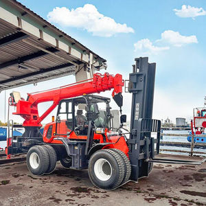 Grúa Telescópica Multifuncional con Motor Diésel, Montacargas Todoterreno Giratorio para Embarcaciones Portuarias con Brazo Plegable - Product Image 2