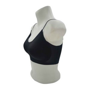 Vente en gros de soutien-gorge push-up sans couture pour femmes en latex de couleur unie à coupe fine soutien-gorge push-up sans couture pour jeunes filles seins comiques - Product Image 5