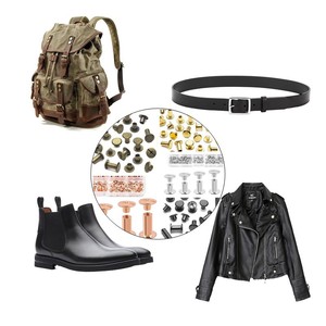 Boulon à vis cruciforme mère et enfant Rivet plat à emboîtement pour cuir pour vêtements vêtements sacs chaussures boîtes - Product Image 4