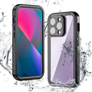 Pour iPhone 14 Pro Max iPhone13 <span class=keywords><strong>iPhone14</strong></span> Plus Coque Arrière Transparent Antichoc Redpepper FS Clair Étanche Téléphone Cas - Product Image 1