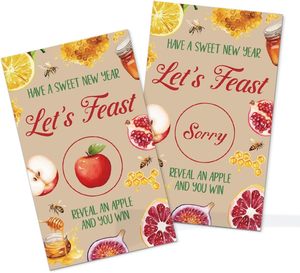 Tarjeta Rasca y Gana Personalizable para un Año Nuevo Dulce, Juego <span class=keywords><strong>de</strong></span> Rasca y Gana <span class=keywords><strong>de</strong></span> Nochevieja para Reuniones <span class=keywords><strong>de</strong></span> Amigos - Product Image 1